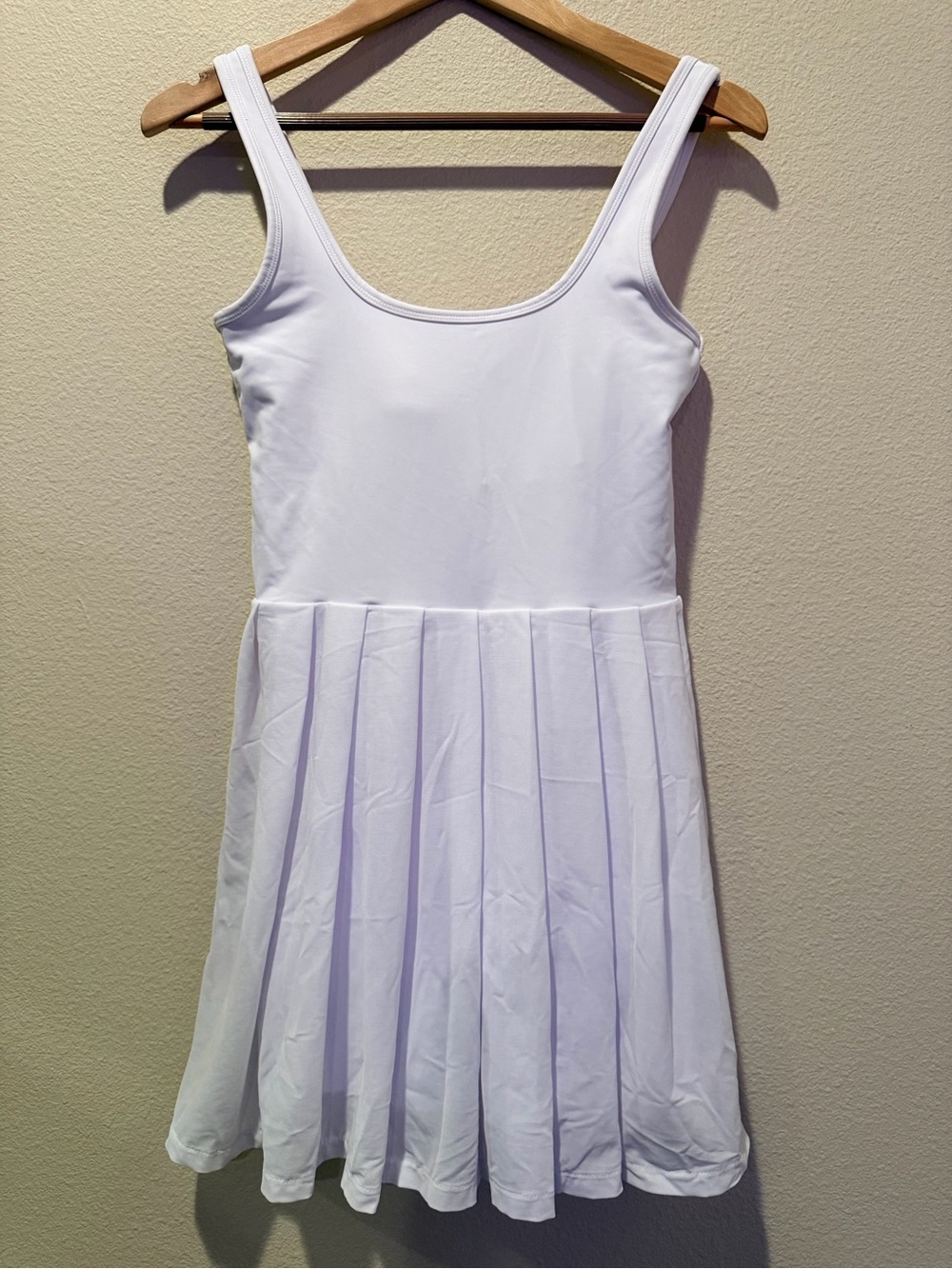 Sage Collective Pro Shop White Pleated Tennis Dress Size Small #0194